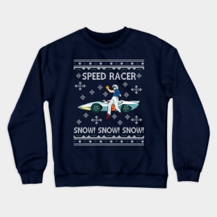 Speed Racer Go Snow Christmas Crewneck Sweatshirt